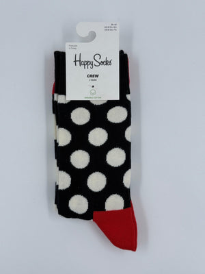 Happy Socks Classic Big Dot 2er - Pack blau rot weiß Socken, 41 - 46 - MOSTWANTED24
