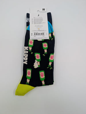 Happy Socks Biersocke blau, 41 - 46 - MOSTWANTED24