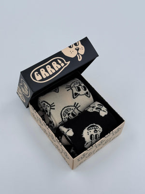 Happy Socks 2er - Pack Tiere Geschenkbox Socken, 36 - 40 - MOSTWANTED24