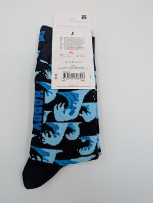 Happy Socks Wellen Socken, 36 - 40 - MOSTWANTED24