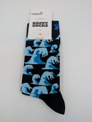 Happy Socks Wellen Socken, 36 - 40 - MOSTWANTED24