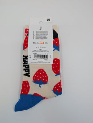 Happy Socks Strawberry Socken, 36 - 40 - MOSTWANTED24
