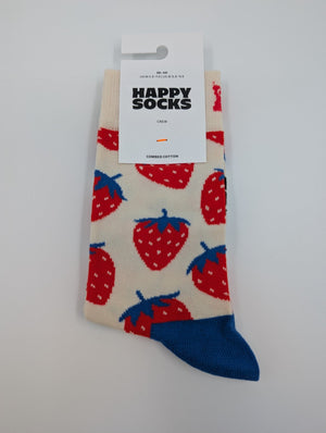 Happy Socks Strawberry Socken, 36 - 40 - MOSTWANTED24