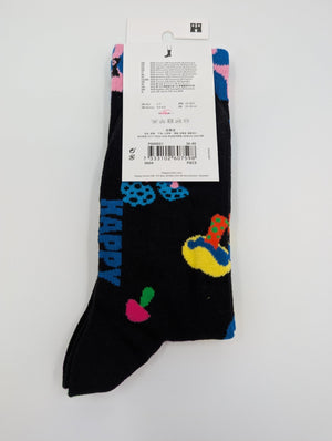 Happy Socks Mushrooms Socken schwarz, 36 - 40 - MOSTWANTED24