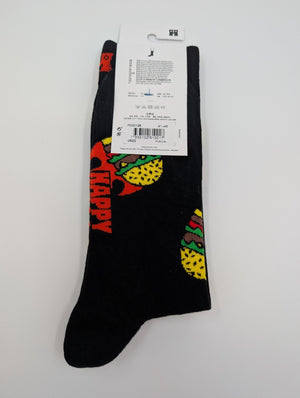Happy Socks Flaming Burger Socken, 41 - 46 - MOSTWANTED24