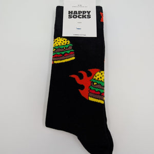 Happy Socks Flaming Burger Socken, 41 - 46 - MOSTWANTED24