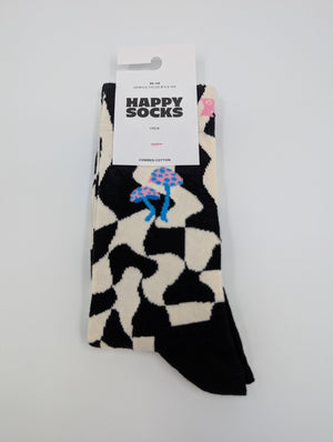 Happy Socks Distorted Check Socken, 36 - 40 - MOSTWANTED24