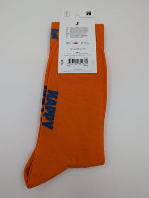 Happy Socks Tagessocke Crew Solid orange Socken, 41 - 46 - MOSTWANTED24