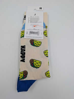 Happy Socks Taco Socken weiß, 41 - 46 - MOSTWANTED24
