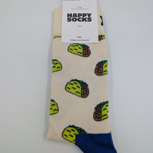 Happy Socks Taco Socken weiß, 41 - 46 - MOSTWANTED24