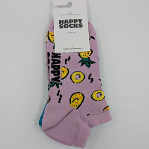 Happy Socks Tagessocke Sneaker Low Fruit (Ananas/Banane) - 2 Paar, 36 - 40 - MOSTWANTED24