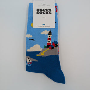 Happy Socks Leuchtturm Socke, 41 - 46 - MOSTWANTED24