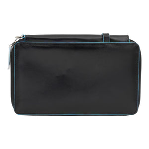 Piquadro Reisepasshülle mit Kartenhalter 22cm - Schwarz - MOSTWANTED24