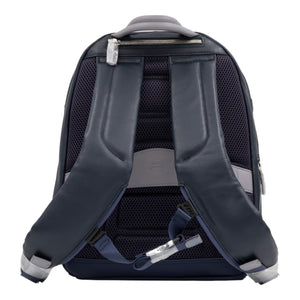 Piquadro Coleos Business Rucksack 36 cm Laptopfach - Blau - MOSTWANTED24