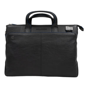 Piquadro Blue Square Special Aktentasche Leder 42 cm Laptopfach - Schwarz - MOSTWANTED24