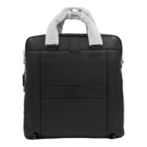 Piquadro Urban Rucksack Leder 37 cm Laptopfach - Schwarz - MOSTWANTED24