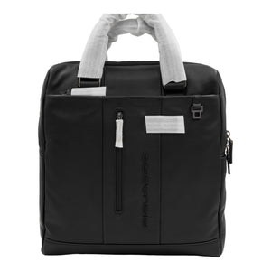 Piquadro Urban Rucksack Leder 37 cm Laptopfach - Schwarz - MOSTWANTED24