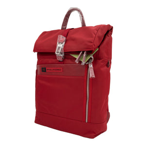 Piquadro Bios Rucksack 45 cm Laptopfach - Rot - MOSTWANTED24