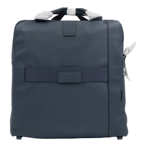 Piquadro Akron Aktentasche Leder 33 cm Laptopfach - Blau - MOSTWANTED24
