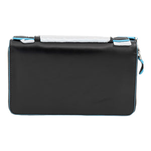 Piquadro Geldboerse RFID Leder 21 cm - Schwarz - MOSTWANTED24