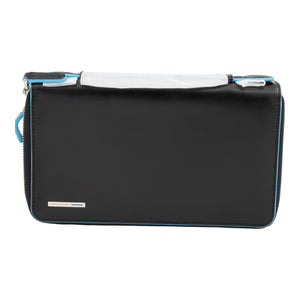 Piquadro Geldboerse RFID Leder 21 cm - Schwarz - MOSTWANTED24