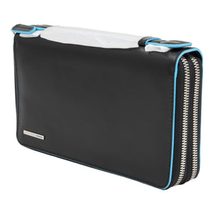 Piquadro Geldboerse RFID Leder 21 cm - Schwarz - MOSTWANTED24