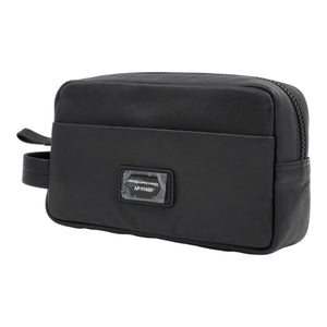 Piquadro Harper Kulturbeutel Leder 23 cm - Schwarz - MOSTWANTED24