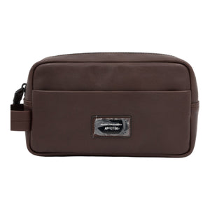 Piquadro Harper Kulturbeutel Leder 23 cm - Braun - MOSTWANTED24