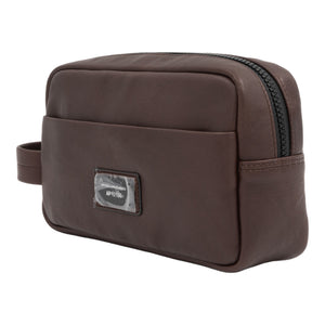 Piquadro Harper Kulturbeutel Leder 23 cm - Braun - MOSTWANTED24