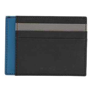 Piquadro Urban Pocket Credit Card Pouch RFID Nero/Grigio - Schwarz - MOSTWANTED24