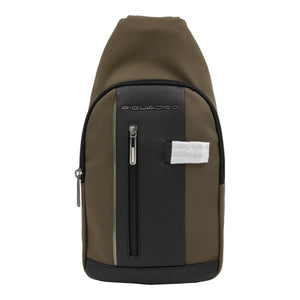 Mono Sling Bag With LED Light Verde Militare - Olivgrün - MOSTWANTED24