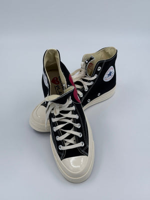 Comme des Garçons Play x Converse Chuck Taylor'70 Classic High Top - Schwarz - 4 - MOSTWANTED24