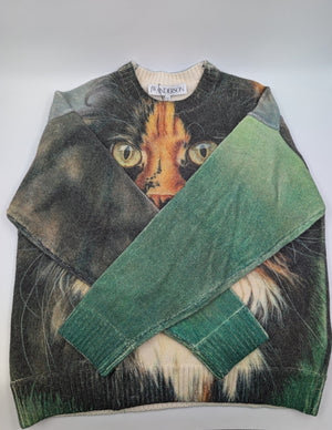 J.W. Anderson Strickpullover mit Katzen - Motif - 540 - L - MOSTWANTED24