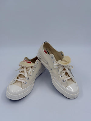 Comme des Garçons Play x Converse Chuck Taylor'70 Classic Low Top - Weiß - 4 - MOSTWANTED24