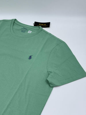 Polo Ralph Lauren T-Shirt Grün Custom Slim Fit - Grün - S - MOSTWANTED24