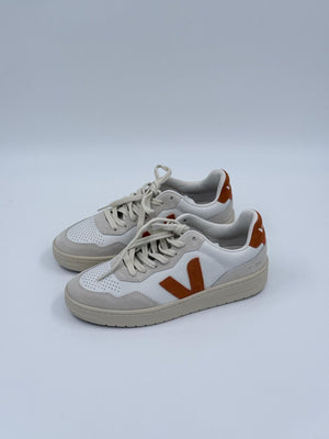 Veja Sneaker V - 90 - Weiß - Orange - 39 - MOSTWANTED24