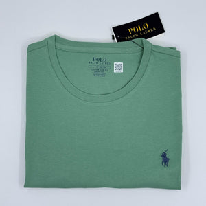 Polo Ralph Lauren T-Shirt Grün Custom Slim Fit - Grün - S - MOSTWANTED24