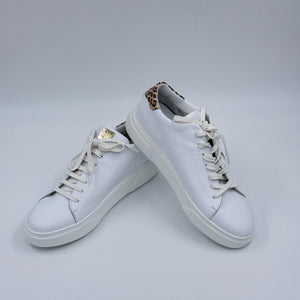 Marc Cain Cup Sole Sneaker mit Leo - Schriftzug - Weiß - 41 - MOSTWANTED24