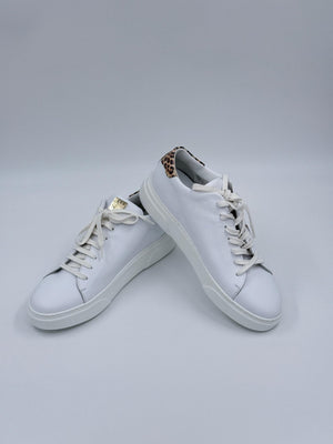 Marc Cain Cup Sole Sneaker mit Leo - Schriftzug - Weiß - 41 - MOSTWANTED24