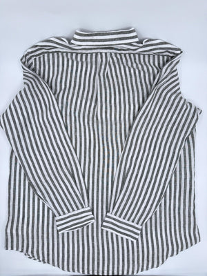 Ralph Lauren gestreiftes Hemd - Weiß/Grün - XXL - MOSTWANTED24