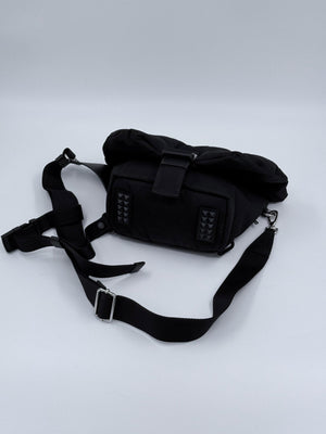 Maison Margiela Kleine sportliche Glam Slam Kuriertasche - Schwarz - MOSTWANTED24