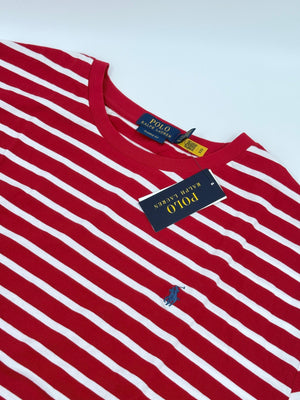 Polo Ralph Lauren Stripe T-Shirt - Rot - XXL - MOSTWANTED24