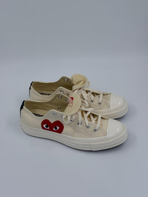 Comme des Garçons Play x Converse Chuck Taylor'70 Classic Low Top - Weiß - 4 - MOSTWANTED24