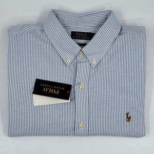 Polo Ralph Lauren Slim Fit Oxford Hemd - Blau - XL - MOSTWANTED24