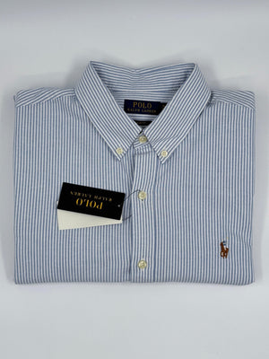 Polo Ralph Lauren Slim Fit Oxford Hemd - Blau - XL - MOSTWANTED24