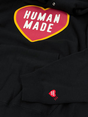 Human Made Heavy Weight Hoodie - Black - S - MOSTWANTED24