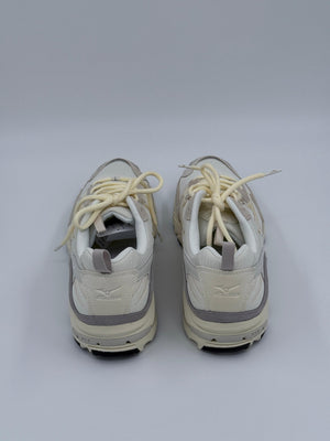 Mizuno Wave Rider 10 Unisex Sneaker - Beige / Weiß / Gelb - 44 - MOSTWANTED24