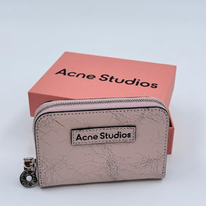 Acne Studios Acite Crackle Wallet - Pastelrosa - MOSTWANTED24