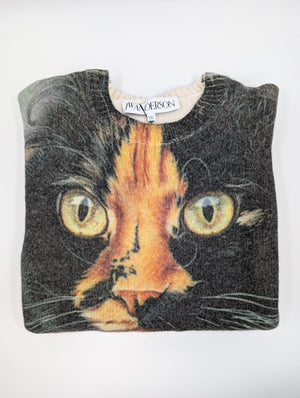 J.W. Anderson Strickpullover mit Katzen - Motif - 540 - L - MOSTWANTED24
