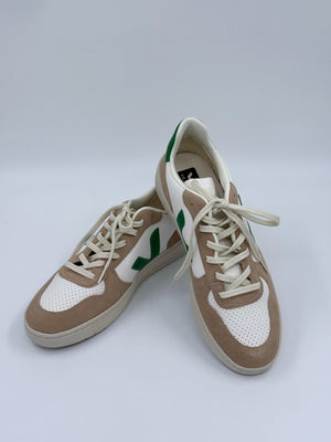 Veja – V - 10 - Braun - Weiß - Grün - 46 - MOSTWANTED24